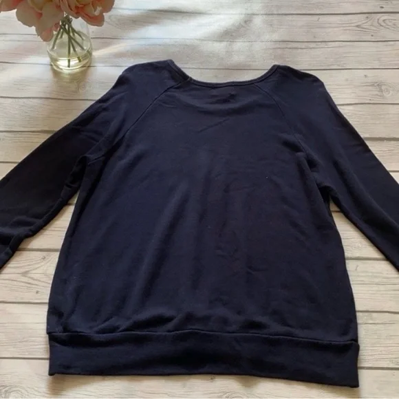 Sundry Raglan Sleeve Rainbow Sweatshirt Size 1 (Small) - Picture 3 of 6